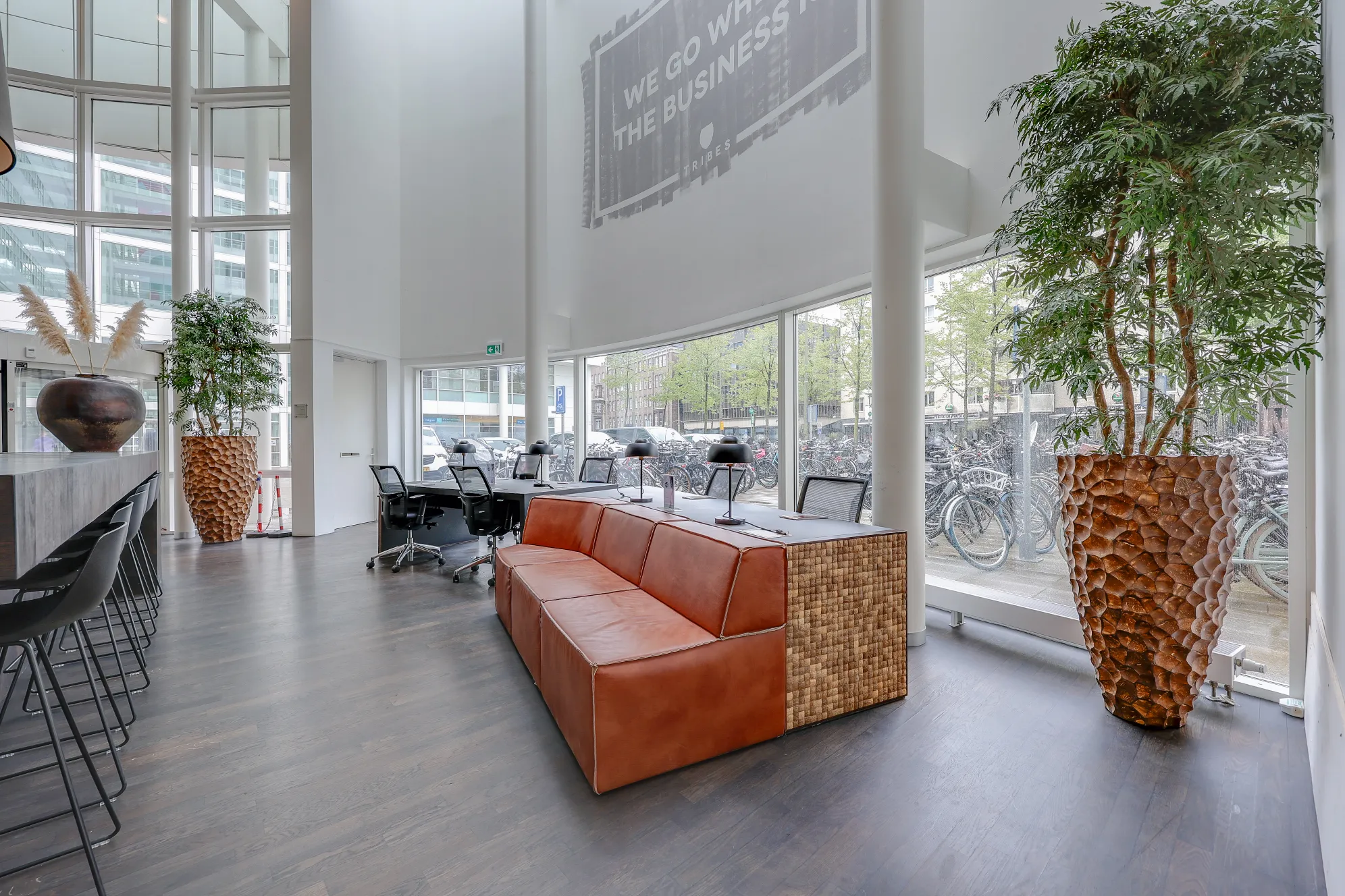 Shared lounge at Tribes The Hague Central Station